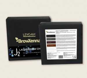 Набор для окрашивания для бровей и ресниц BrowXenna OXYGEN J2 mini 1 шт